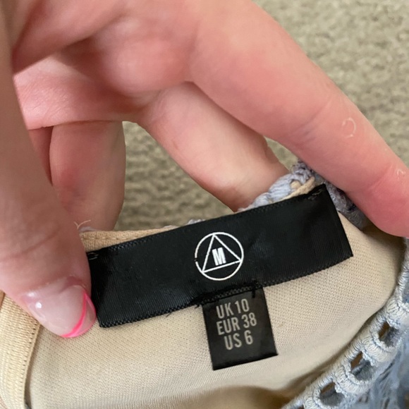 Revolve, Blue Romper, Size 6 - Picture 4 of 4